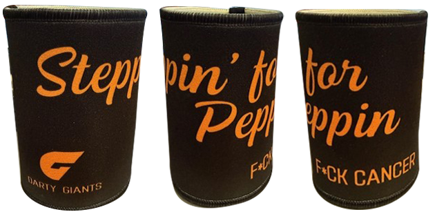Steppin for Peppin Stubby Holder
