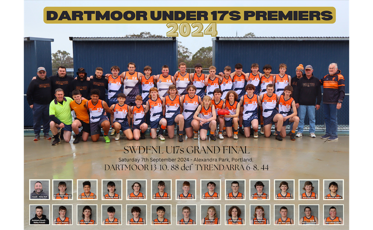 2024 Inaugural Under 17's Premiership Poster